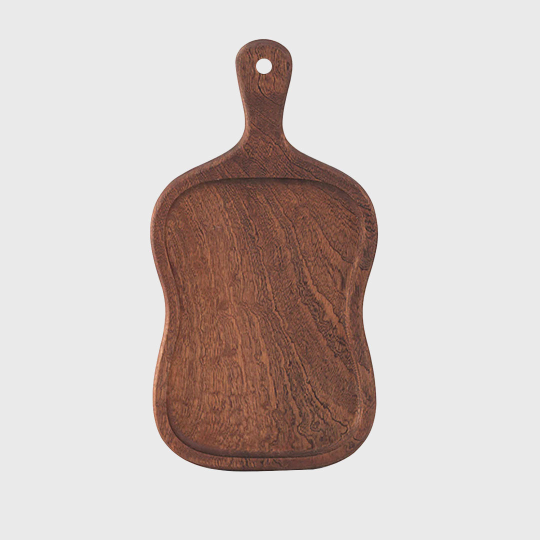40cm Brown Wooden Serving Tray