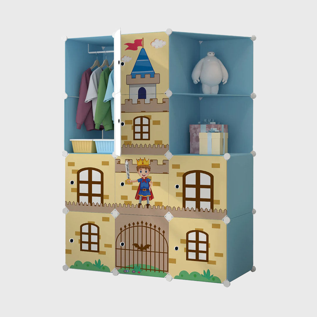 10 Cubes Blue Castle Wardrobe