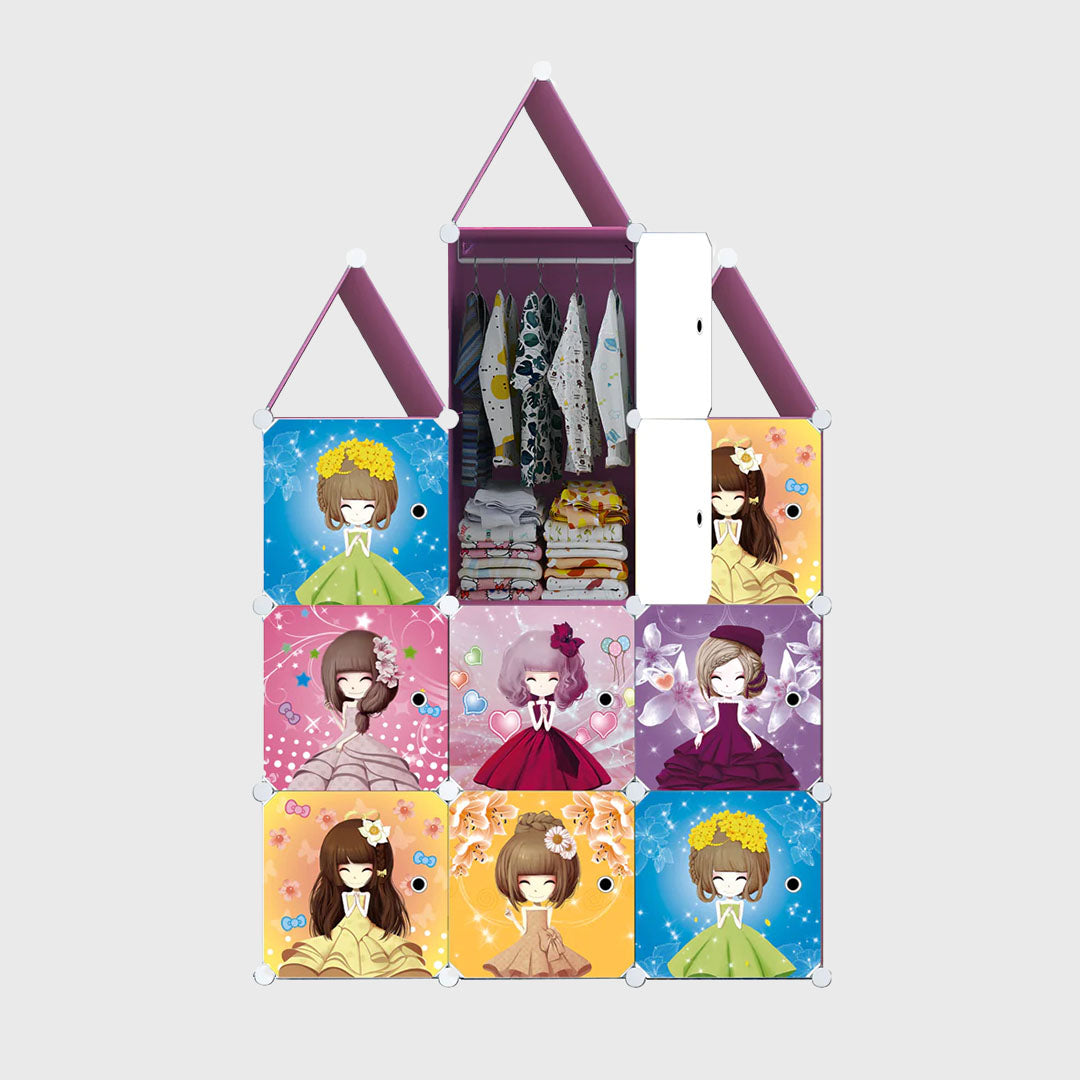 10 Cubes DIY Princess Wardrobe