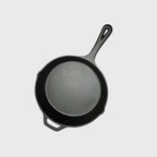 SOGA 30cm Round Cast Iron Frying Pan with Helper Handle