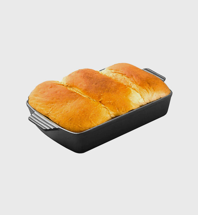 33cm Cast Iron Baking Roasting Dish Pan