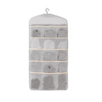 Grey Dual Hanging Storage Bag