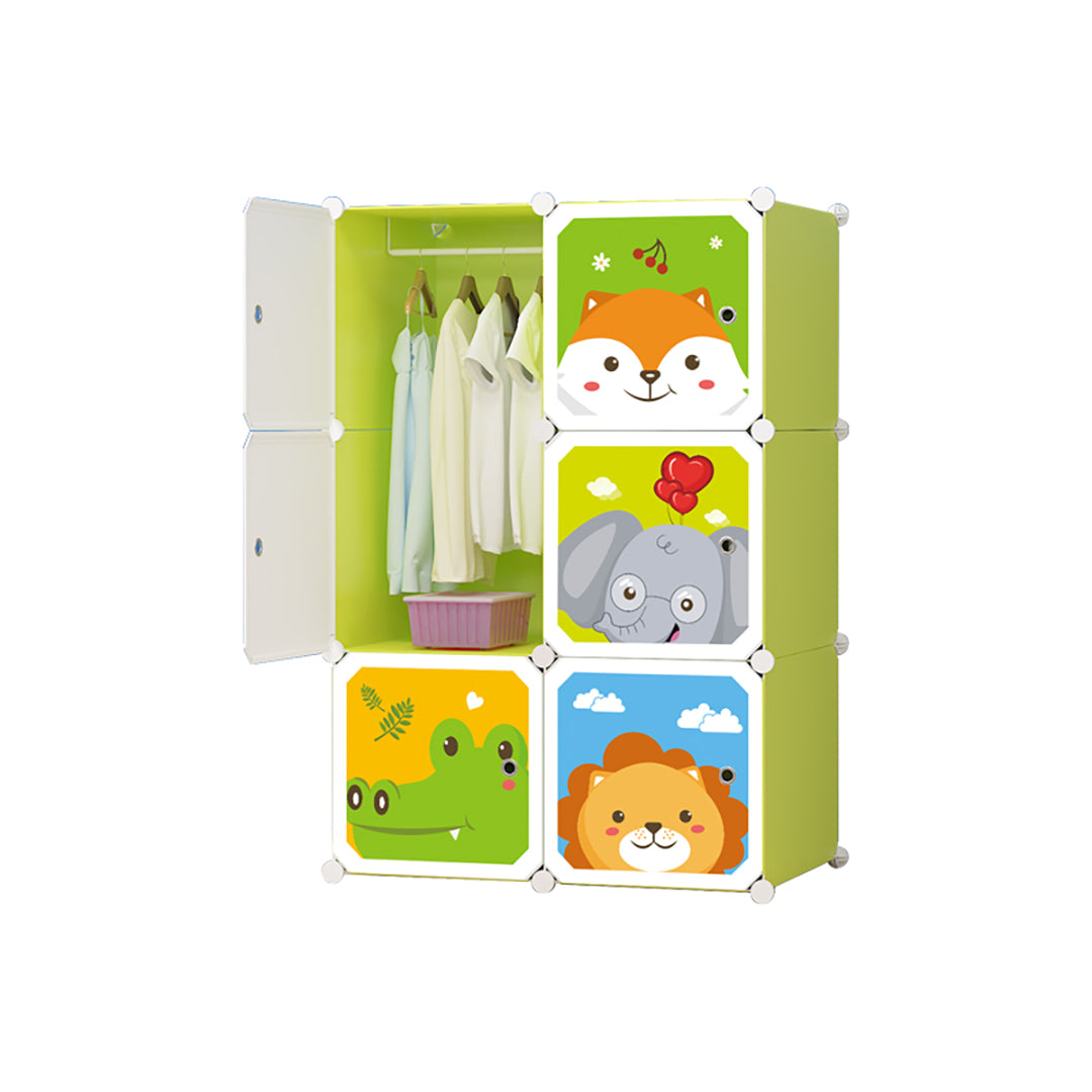 6 Cubes Animal Design Wardrobe