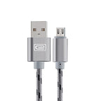 Android 1.5M MFI Metal Braided USB Cable Grey