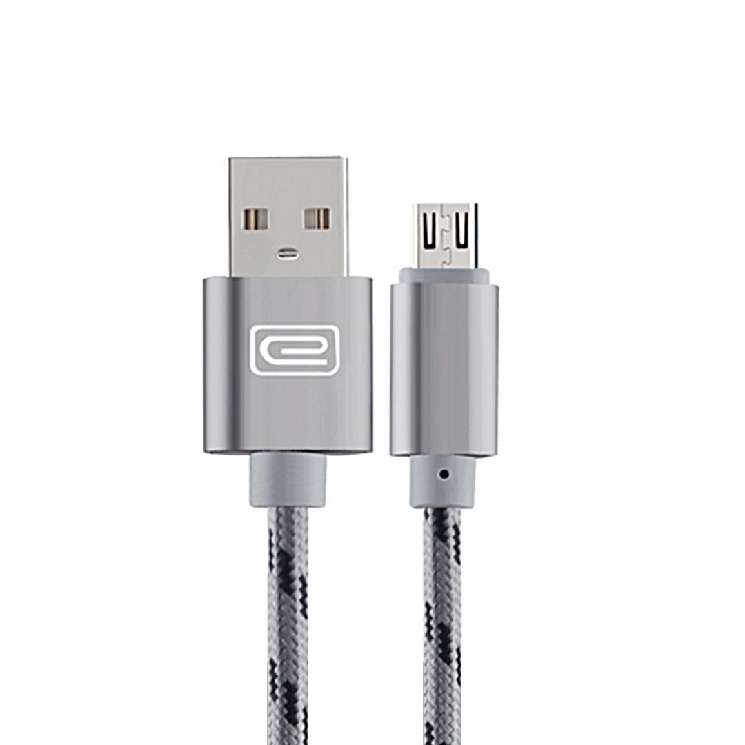 Android 1.5M MFI Metal Braided USB Cable Grey