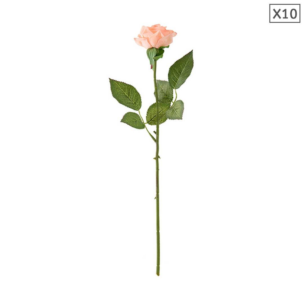 10pcs Artificial Silk Flower Rose Bouquet Champion