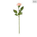 10pcs Artificial Silk Flower Rose Bouquet Champion