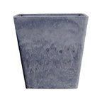 27cm Weathered Grey Square Planter