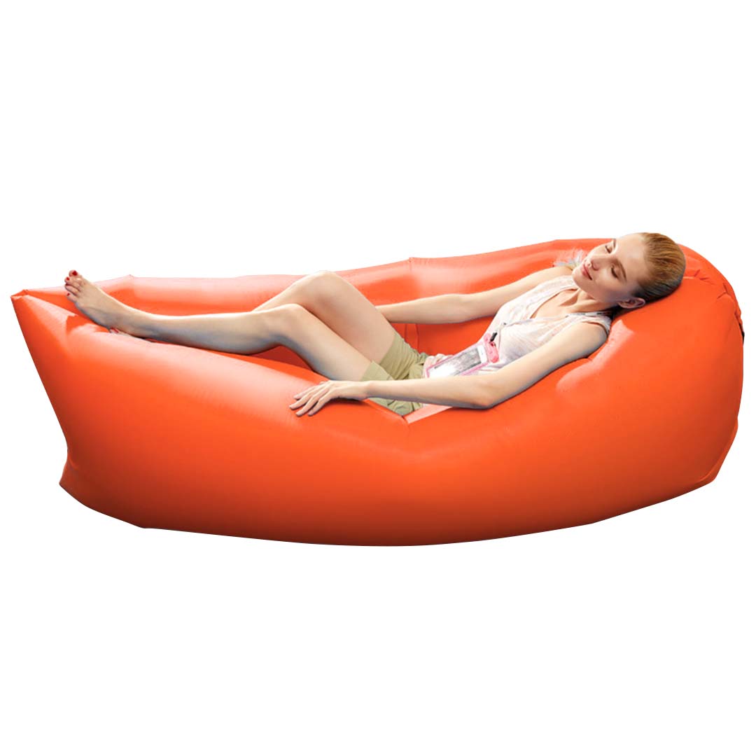 Inflatable Air Sofa Orange