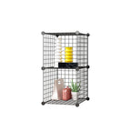 Black 2 Tier Cube Organiser