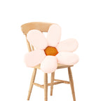 White Daisy Flower Shape Cushion