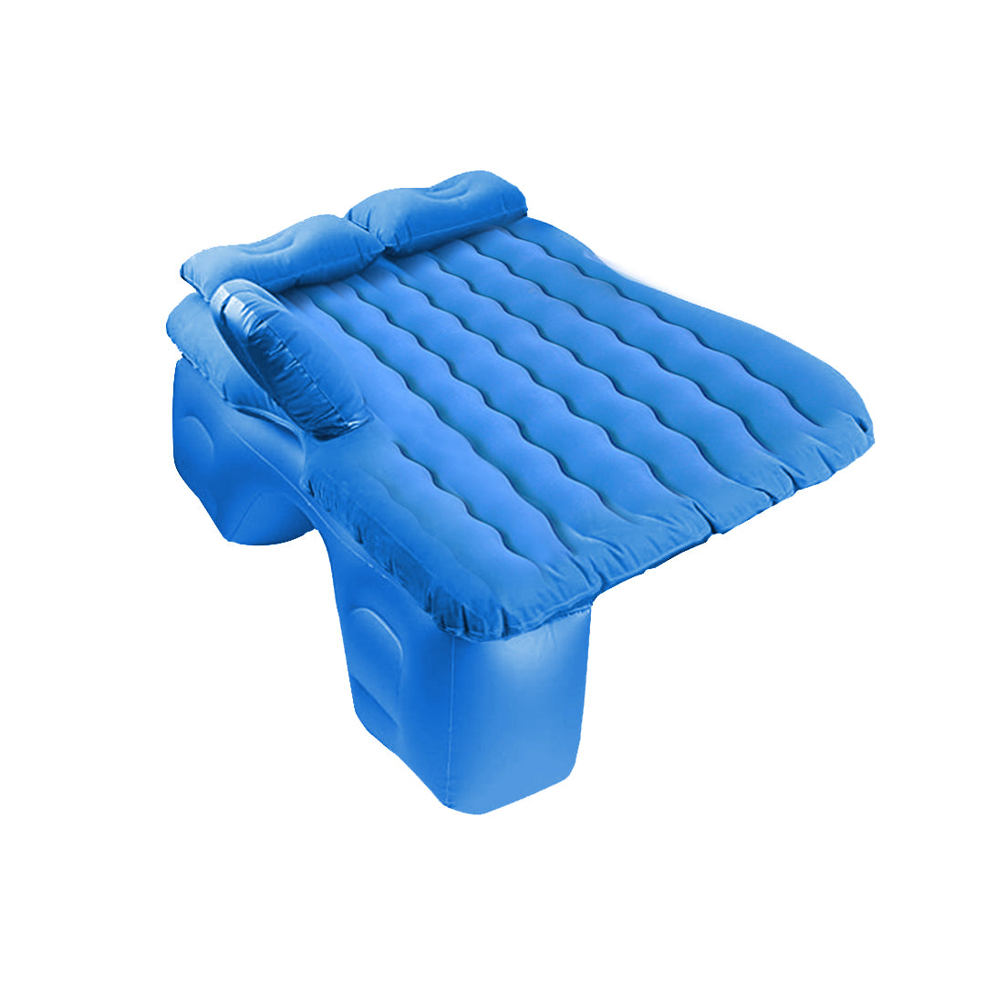 Blue Ripple Inflatable Car Mattress