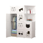 10 Cubes White Portable Wardrobe