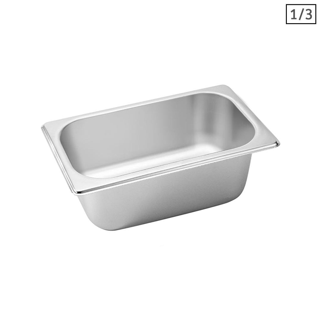 Gastronorm GN Pan Full Size 1/3 GN Pan 10cm Deep