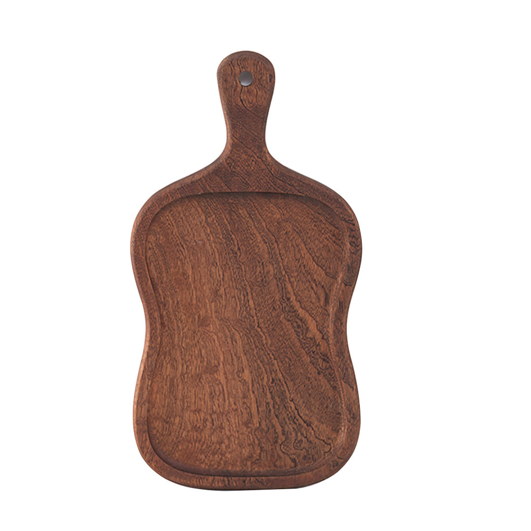 40cm Brown Wooden Serving Tray