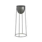 70CM Round Wire Metal Black Pot Holder Rack