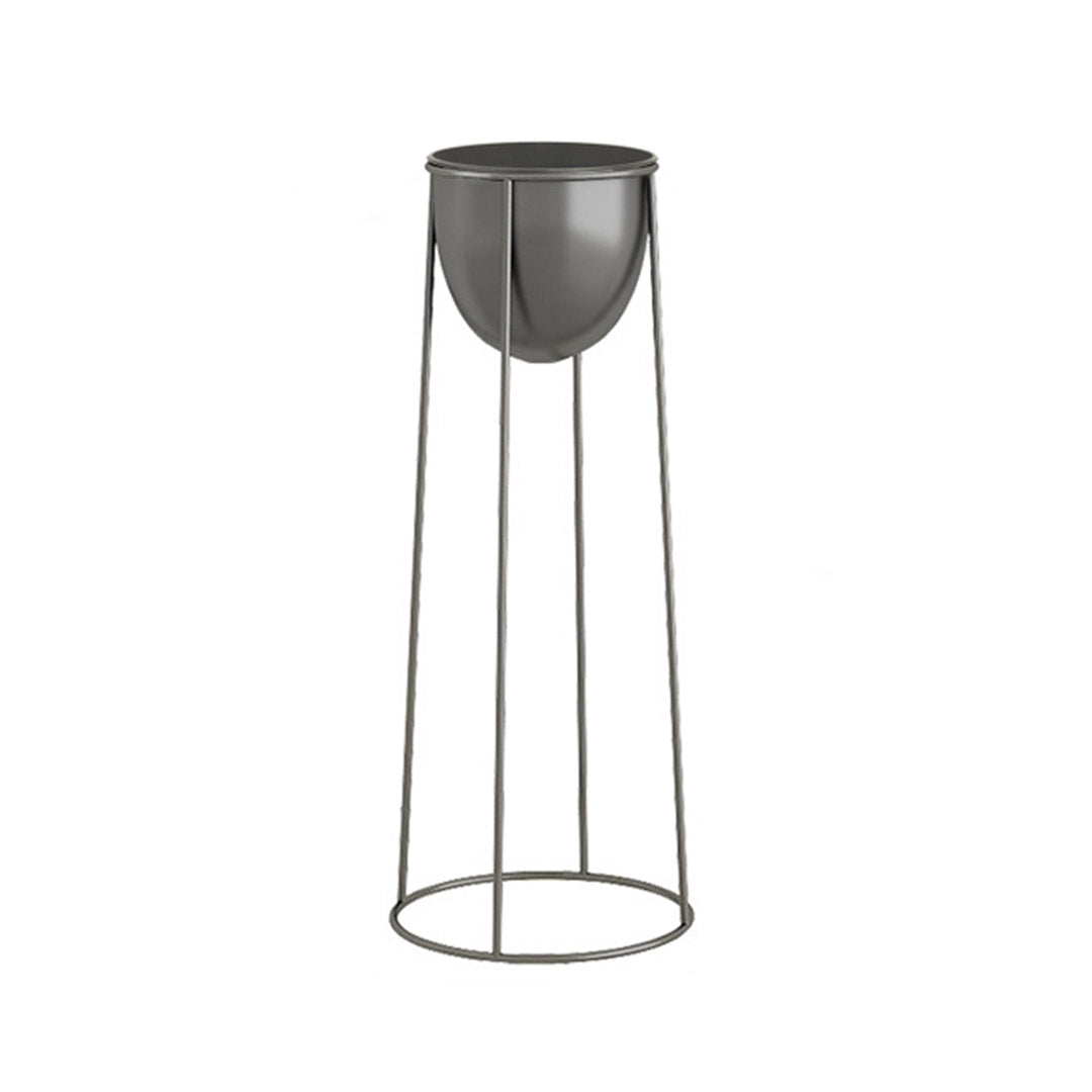 70CM Round Wire Metal Black Pot Holder Rack