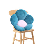Green Whimsical Flower Cushion
