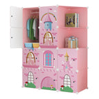 10 Cubes Pink Castle Wardrobe