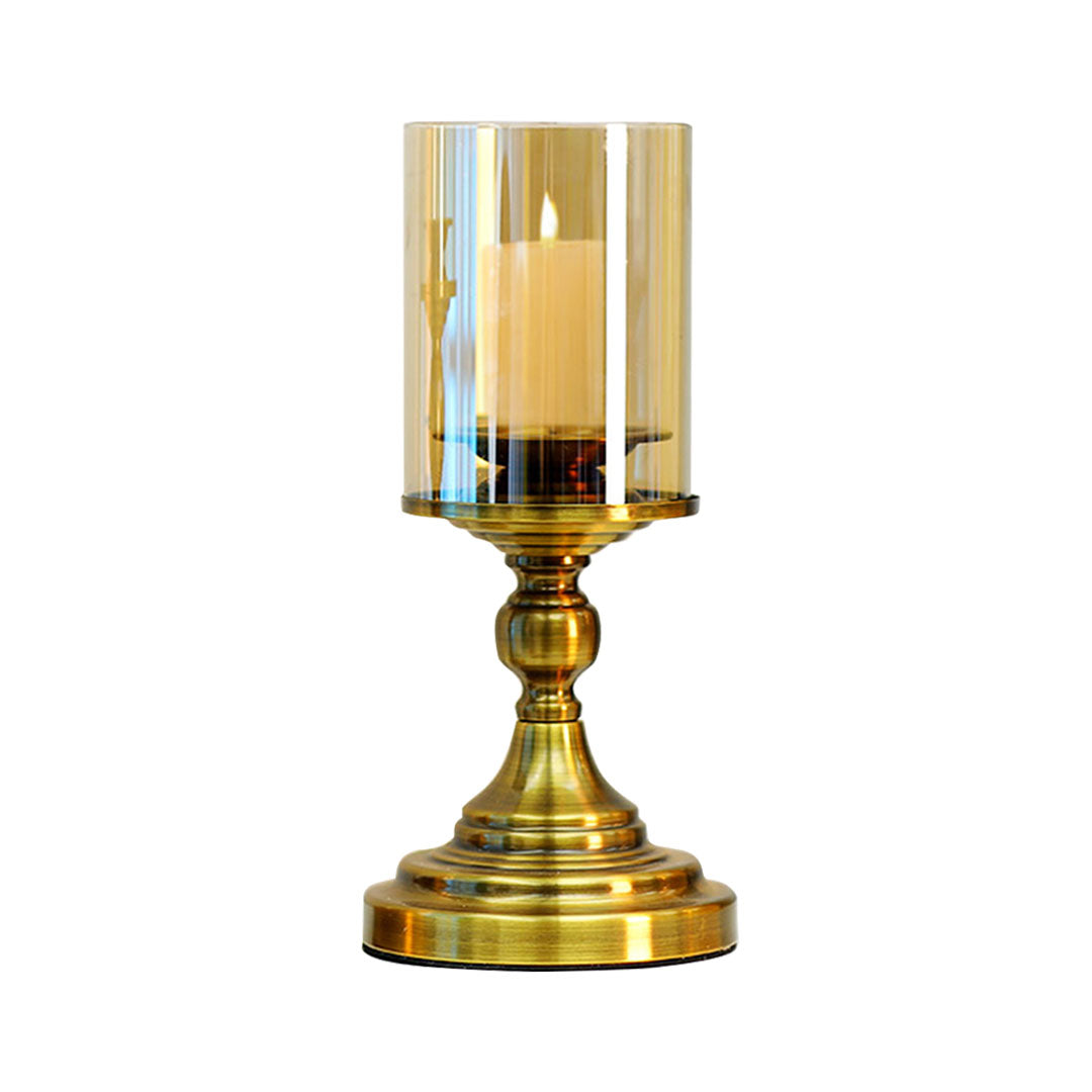 33.5cm Gold Nordic Candle Holder