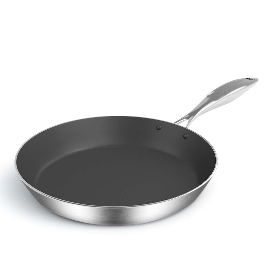 30cm Stainless Steel FryPan Non Stick Skillet