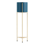 81CM Gold/Blue 2 Layer Plant Stand