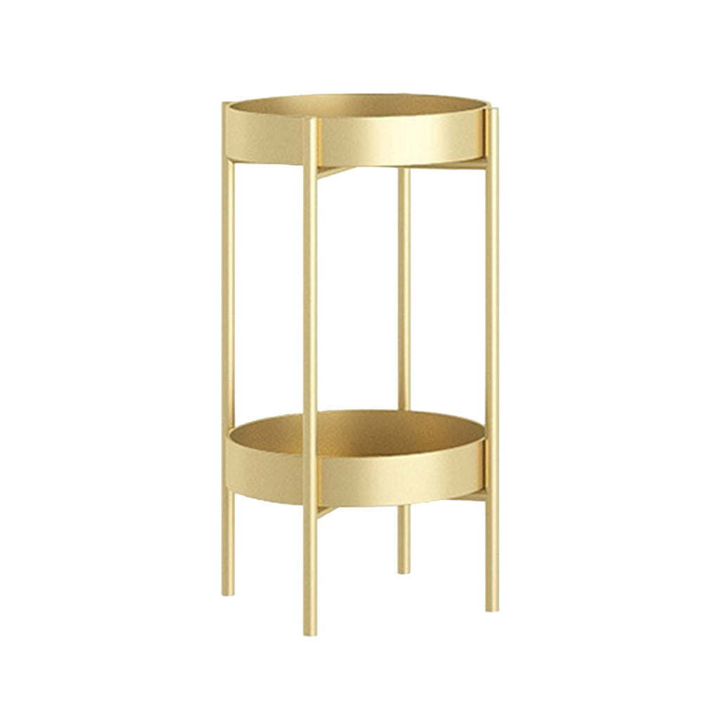 50CM Gold Tiered Plant Pots Holders Rack Garden Shelf