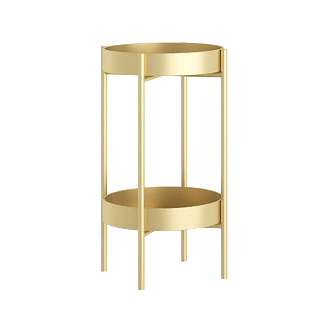 50CM Gold Tiered Plant Pots Holders Rack Garden Shelf