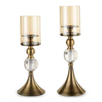 43cm 38cm Glass Candle Holder