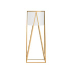 50CM Gold Wire Metal White Pot Holder Rack