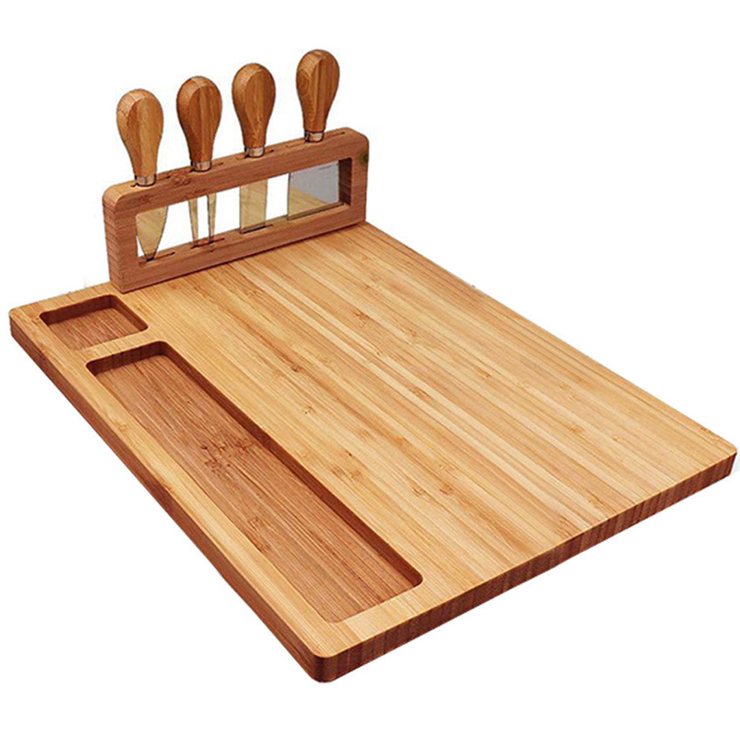 36cm Brown Rectangle Wood Cheese Board