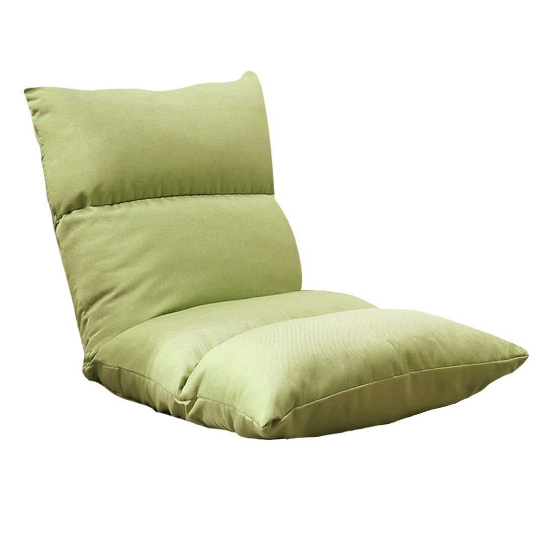 Floor Recliner Lazy Sofa Yellow Green