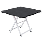 Black Minimalist Cat Ear Foldable Portable Table