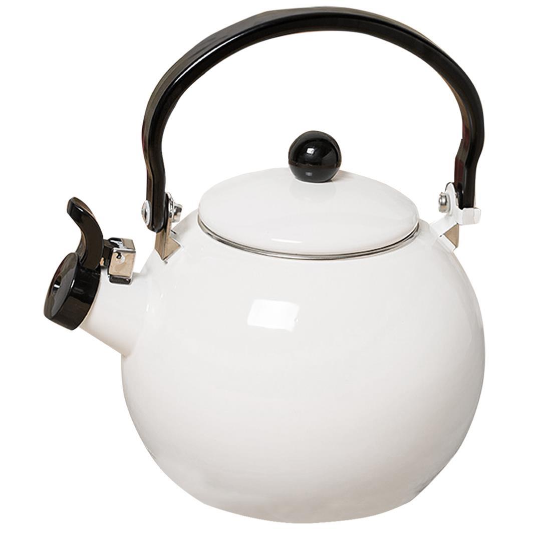 2.0 Liter Ceramic Porcelain Kettle White