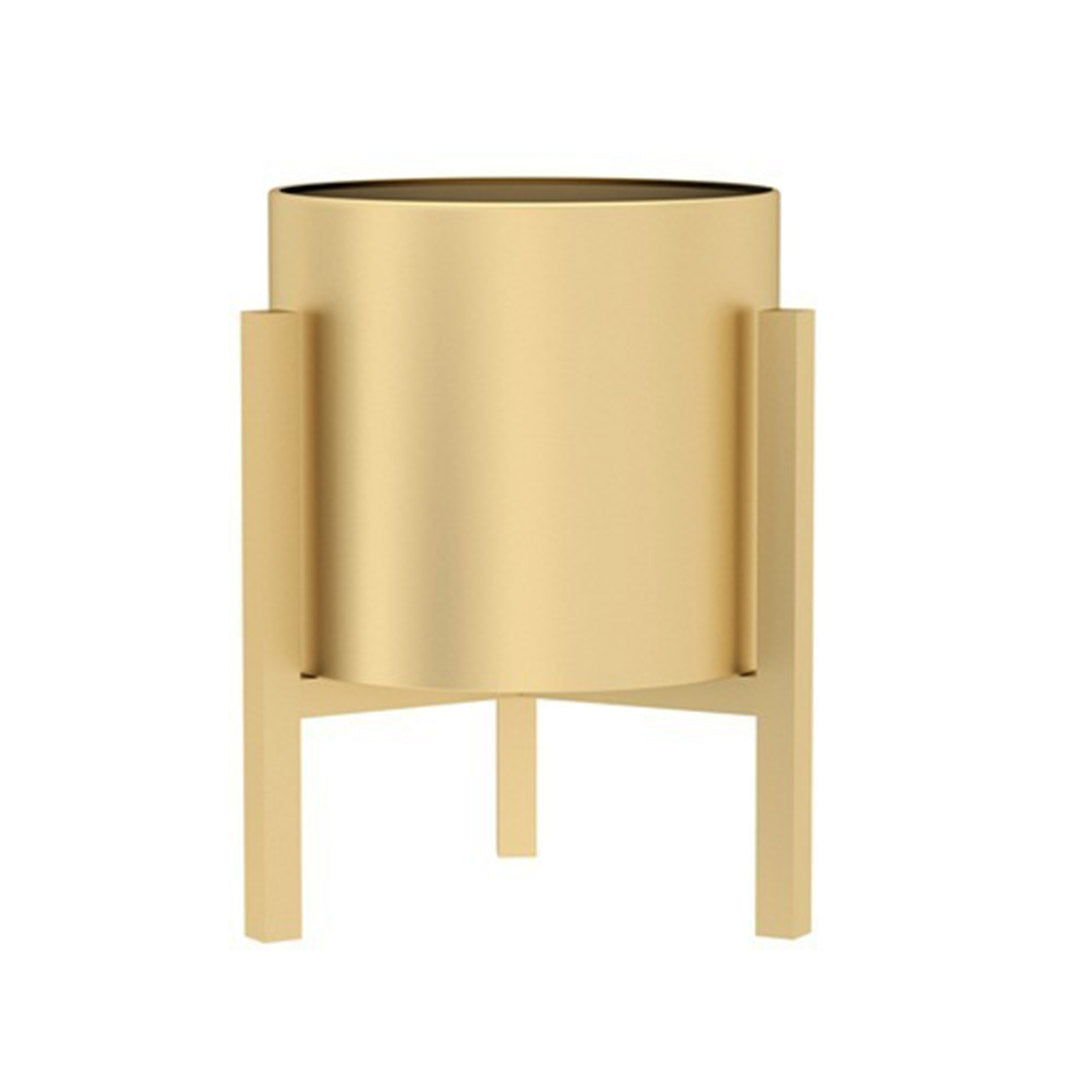 30CM Reversible Gold Metal Plant Pots Holders Rack