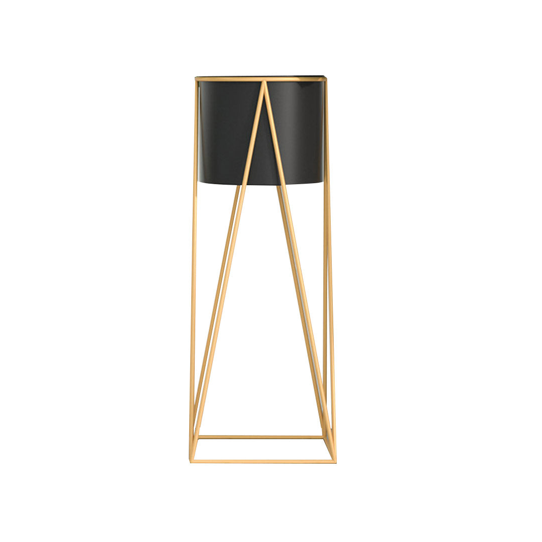 70CM Gold Wire Metal Black Pot Holder Rack