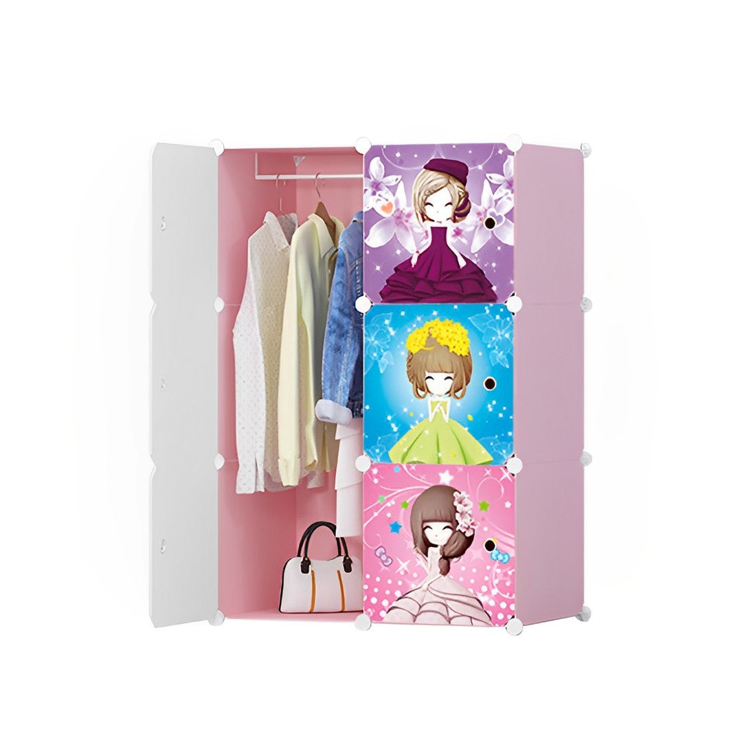 6 Cubes Princess Portable Wardrobe