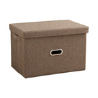 Coffee Small Foldable Canvas Storage Box