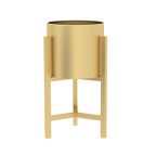 45CM Reversible Gold Metal Plant Pots Holders Rack