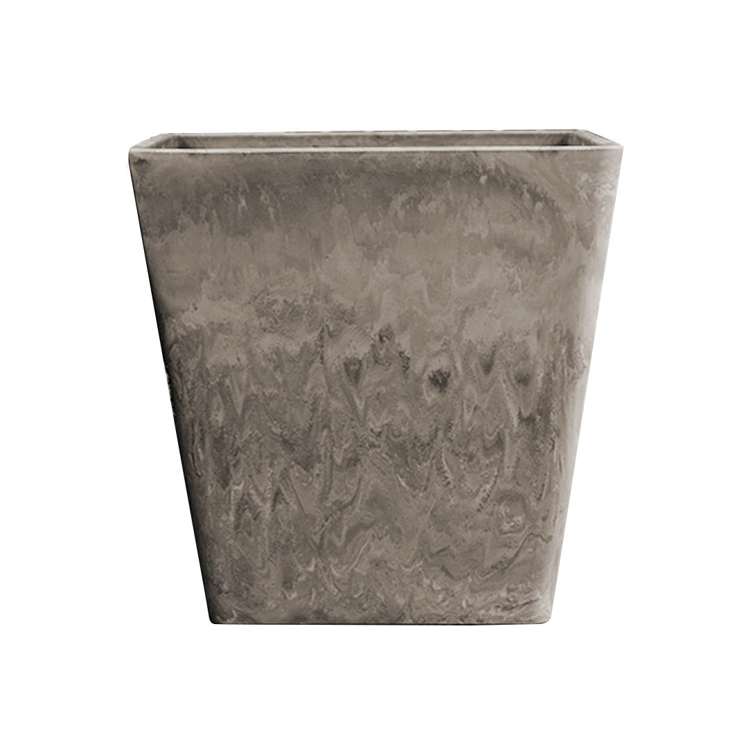 27cm Sand Grey Square Planter