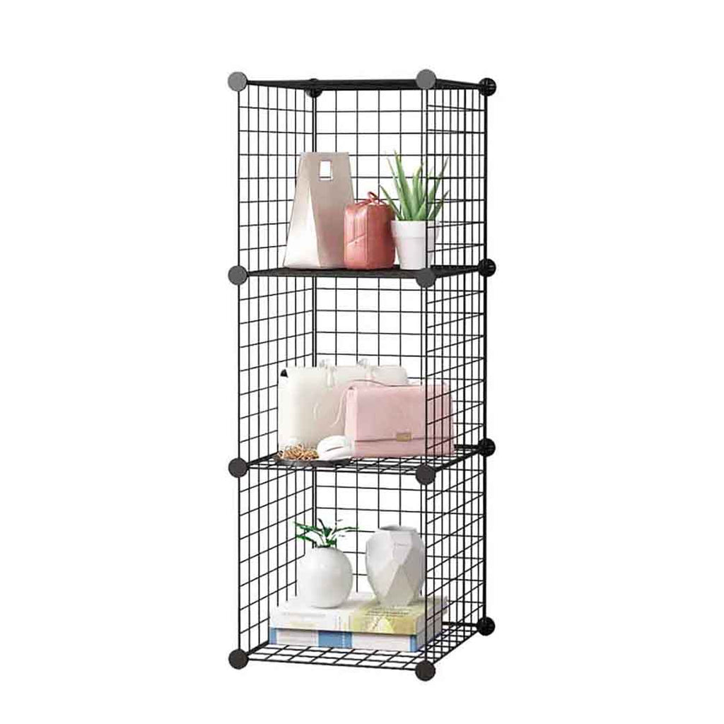 Black 3 Tier Cube Organiser