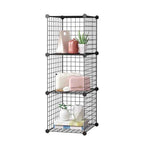 Black 3 Tier Cube Organiser