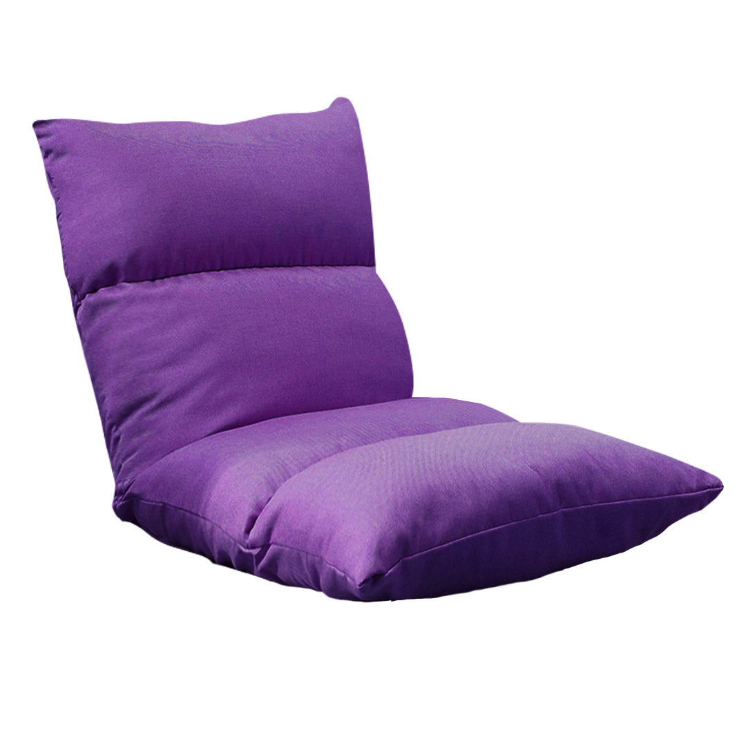 Floor Recliner Lazy Sofa Purple