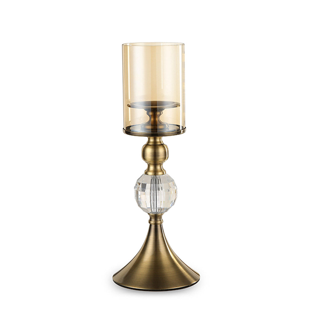 38cm Glass Candle Holder