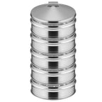 5 Tier Stainless Steel Steamers With Lid 22cm