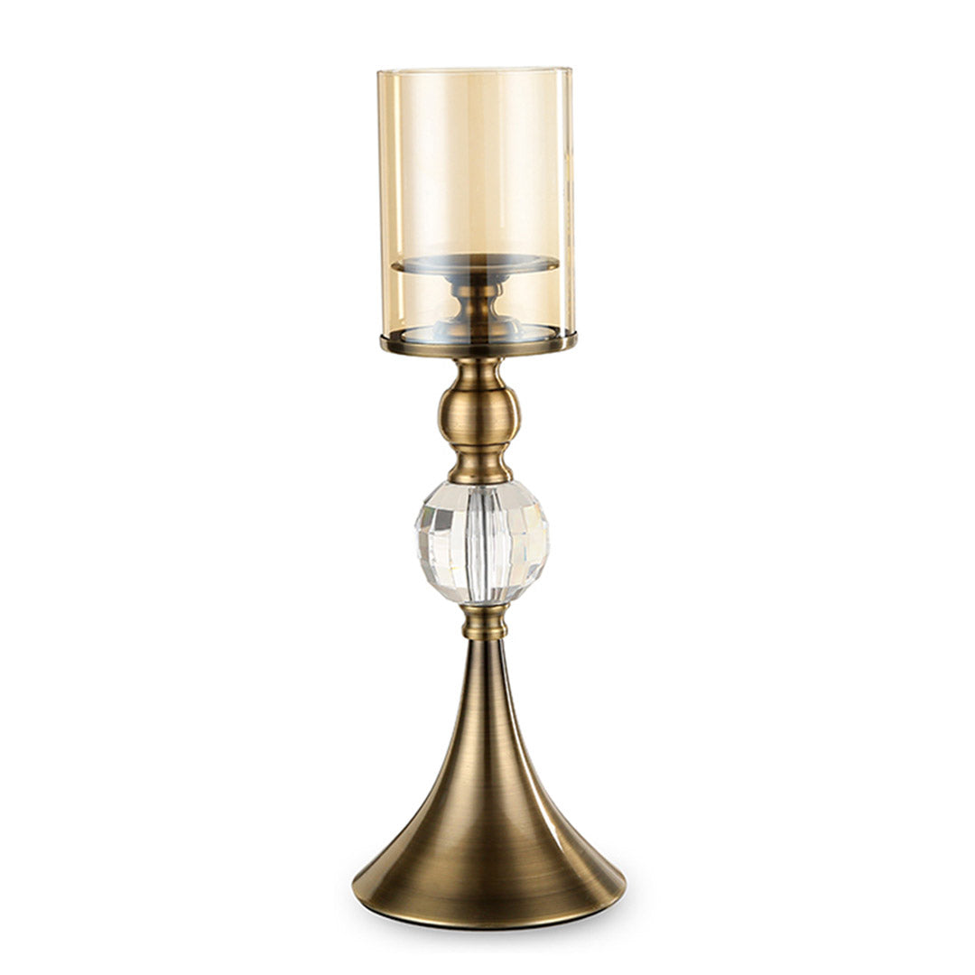 43cm Glass Candle Holder