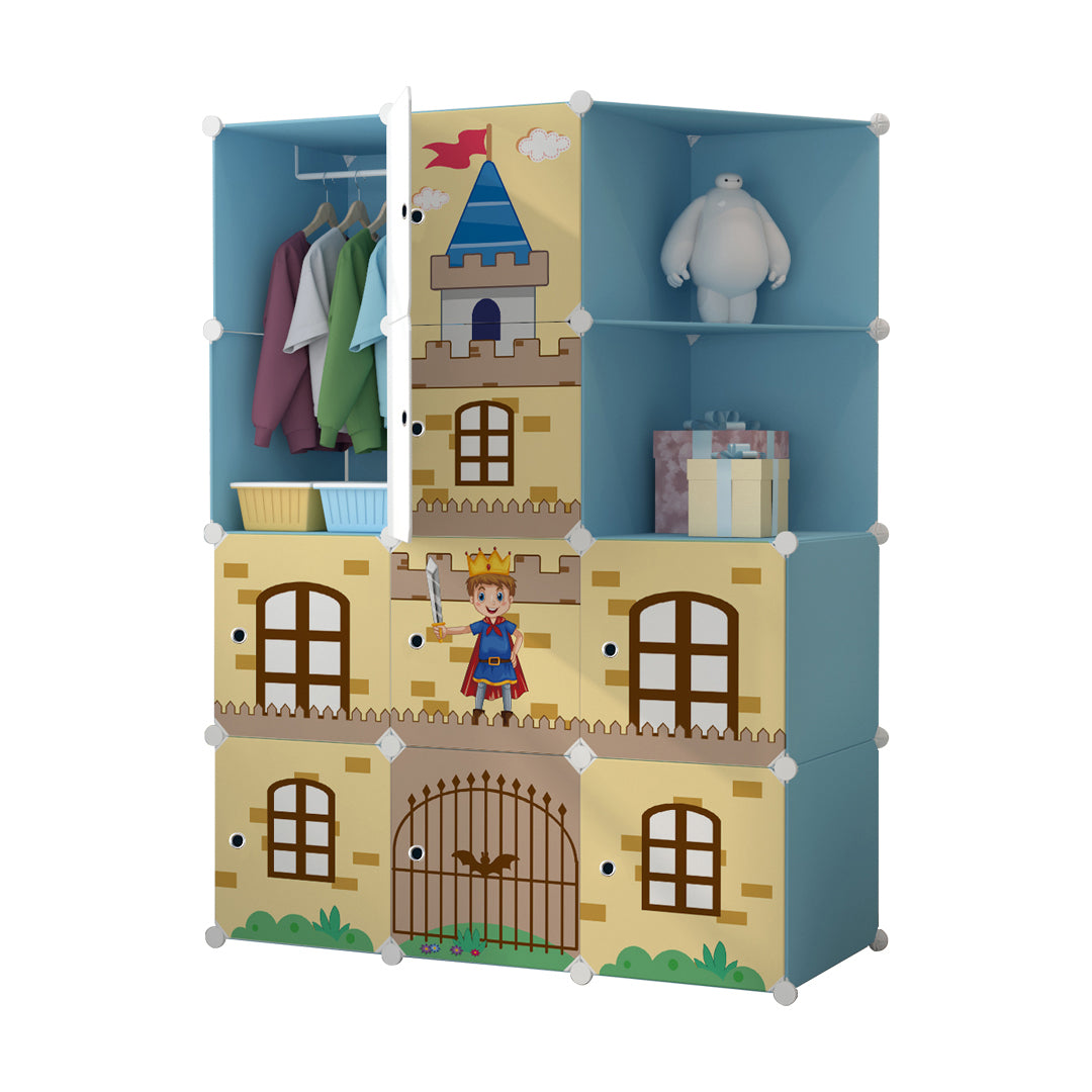 10 Cubes Blue Castle Wardrobe