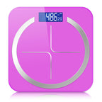 180kg Glass Digital Fitness Electronic Scales Pink