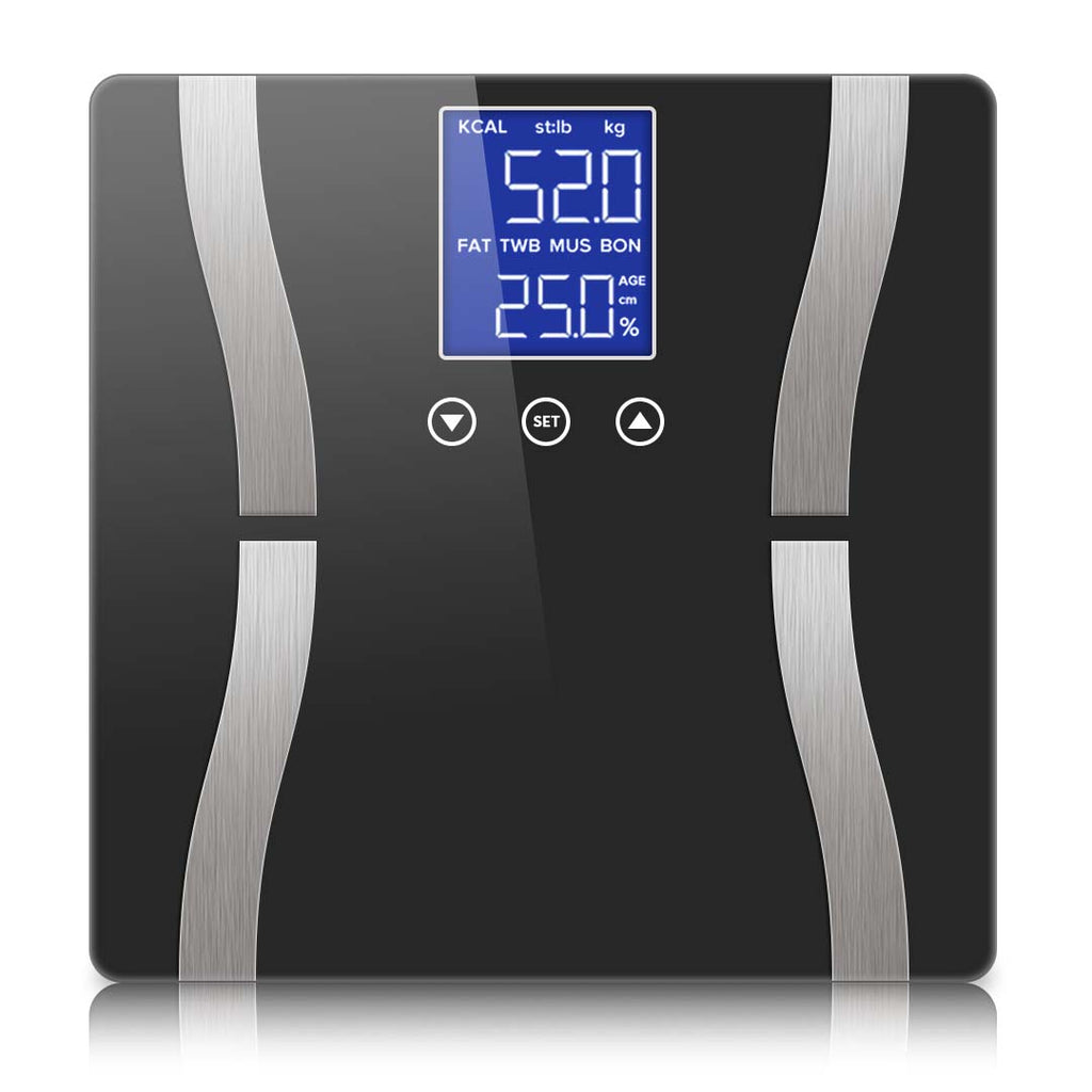 Digital Body Fat Scale Black