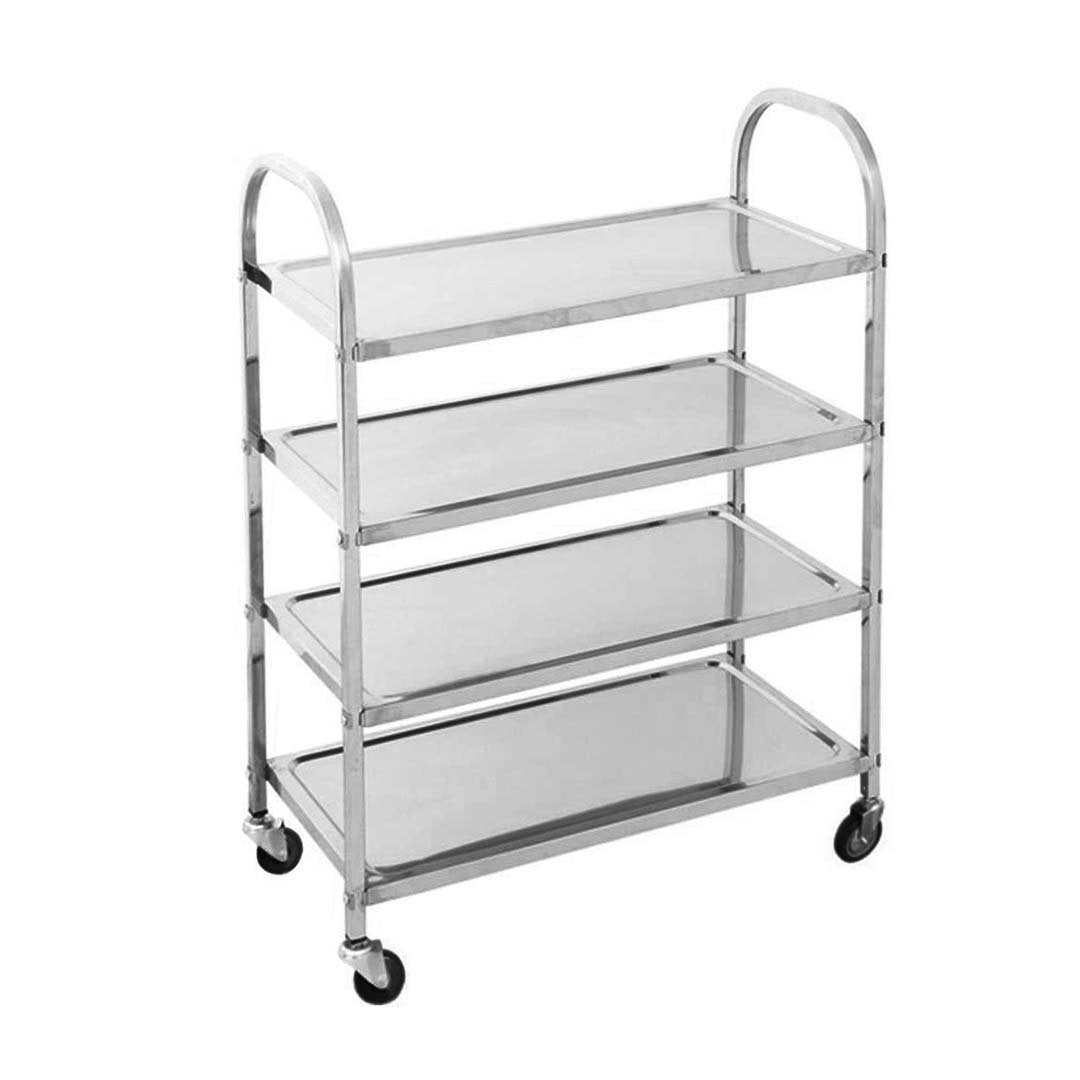 4 Tier Stainless Steel Utility Cart 950x500x1220